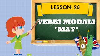 Corso di inglese 26 quotMAYquot VERBI MODALI [upl. by Maurita]