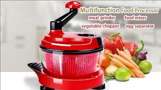 How to make a dinner with KCASA KCMFP1 multifunction food processor [upl. by Mechling]