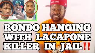 Shark OnLand600 On RondoNumbaNine Hanging With LA Capone Killer In Jail amp Much More  Pt2 [upl. by Wehtta750]