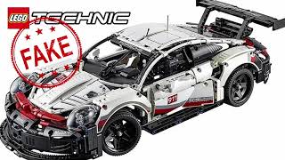 Fake LEGO TECHNIC Sets 3 Porsche 911 RSR on AliExpress [upl. by Nahgam901]