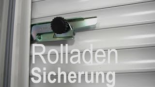 Rolladen Sicherung ABUS RS97  Anleitung [upl. by Fleeman]