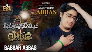 Aisay Nahi Jao Abbas  Babbar Abbas  New Nohay 2023  Mola Abbas Noha 2023  1445 [upl. by Dyanna]