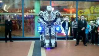 Titan the Robot at The Red dragon Centre Cardiff Bay halloween special 311010 [upl. by Isborne]