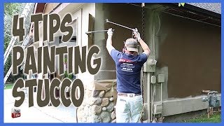 4 Secret Painting Tips To Paint Stucco [upl. by Mike]