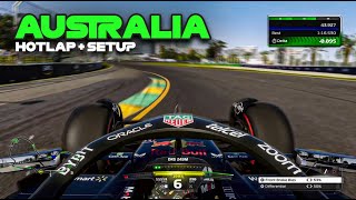 F1 23 AUSTRALIA HOTLAP  SETUP 116435 [upl. by Lin405]