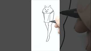 Loincloth Cat Special Cats The Battle Cats Shorts drawing draw menggambar お絵かき [upl. by Edeline260]