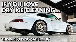 Dry Ice Cleaning this Porsche 964 is SO Satisfying [upl. by Fritzsche]