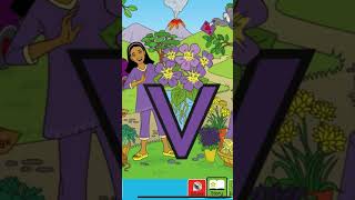 Letterland Alphabet Phonics  Letter V  Vicky Violet Education Kids Learning ABC [upl. by Duj]