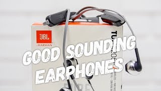 JBL T205 Bluetooth Earphones These Sound Good but for you [upl. by Borchers]