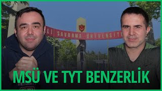 MSÜ’nün matematik sınavıyla TYT’nin matematik sınavı benzer mi [upl. by Sille]