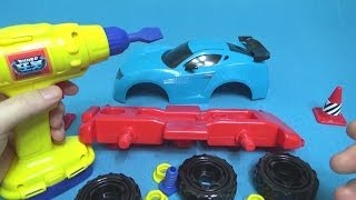 또봇 공구놀이 Y세트 개봉 자이언트 Y자동차와 전동공구가 들어있어요 Tobot tools toy [upl. by Cherian]