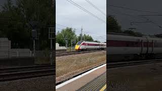 LNER Azuma 801206  Retford 140824 lner azuma class800 retford station train railway [upl. by Ahsiuq675]