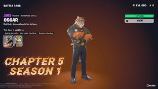 All Fortnite Battle Pass skins Chapter 5 season 1 [upl. by Dyrraj]