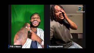 Tay Savage amp FYB J Mane reacts to G Herbo getting 5 years in Feds amp YNW Melly’s trial [upl. by Les]