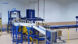 Palletizing  Automatic palletizer VPMBL  Verbruggen boxcrate palletizer  Food Industry [upl. by Schriever502]