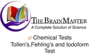 Chemical Test  Tollen’s Fehling’s and Iodoform Tests  Class XII [upl. by Airdnaxela721]