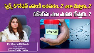 How to Donate Sperm  Sperm Donation Process in Telugu  Best IVF Center  Shubha Fertility [upl. by Ynelram353]