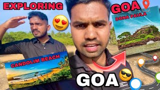 Exploring Goa 🥰  DONA Paula  Candolim Beach 🏝️  Coco beach  Ashuvc [upl. by Otrebide]