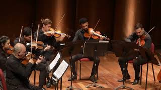 Mendelssohn String Octet Eflat major op 20 IV Mov OSB Cláudio Cruz [upl. by Rialcnis]