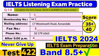 IELTS Listening Practice Test 2024 with Answers Real Exam  422 [upl. by Seiter]