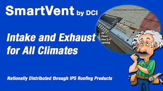 What is SmartVent attic intake and exhaust ventilation [upl. by Saturday]