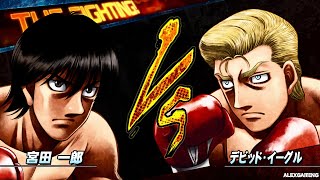 Match Miyata Ichirō Vs David Eagle Rank 30 Max Level  Hajime no Ippo The Fighting PS3 4K 60fps [upl. by Notnilk]