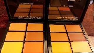 MAC Pro Conceal and Correct Palette [upl. by Aihsatan571]