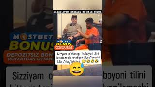 SIZDAYAM SHUNAQA DOSTIZ BORMI😅❤️funny 1mln comedyvideos instagram subscribe japan rek eeuu [upl. by Ardeahp]