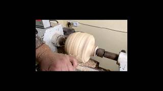 Woodturning  dead birch log woodturning woodworking wood woodturner [upl. by Evers]