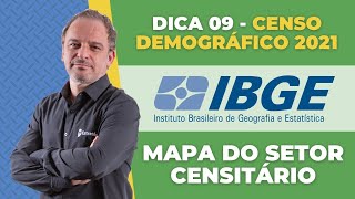 Dica 9  Conhecimentos Técnicos  IBGE  Mapa do Setor Censitário [upl. by Afnin]