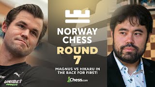 Magnus vs Hikaru With 3 Wins In A Row Can Magnus Make It 4 Norway Chess 2024 Rd 7 [upl. by Herzberg192]