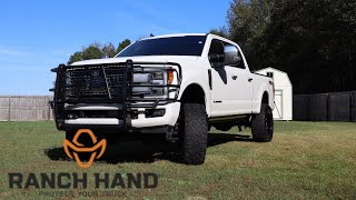 2017 Ford SuperDuty F250F350F450 Ranch Hand Grille Brush Guard [upl. by Wendelin]