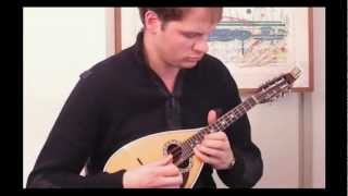 RAFFAELE CALACE  GRAN PRELUDIO Op175 for mandolin solo performed by SEBASTIAAN DE GREBBER [upl. by Keryt]