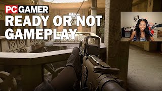 Ready or Not Gameplay With Ninjayla  PC Gamer [upl. by Emmerie144]