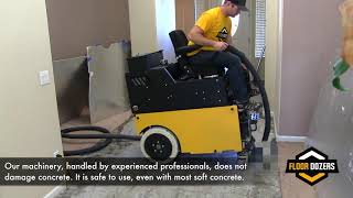 Dustless Tile Removal  Floor Dozers® Arizona [upl. by Stephens786]