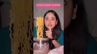 Cooking Ramen At 3AM minivlog asmr ytshorts shorts [upl. by Houlberg]