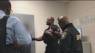 Secretly recorded video shows former Clayton Co Sheriff order handcuffed man into restraint chair [upl. by Idac]