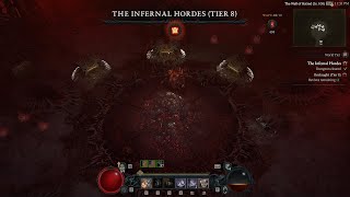 Just another Whirlwind clearing Infernal Hordes T8 Diablo 4 season 5 [upl. by Jenei]