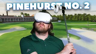 CAN I BREAK 90 AT PINEHURST NO 2 IN VR  Golf Gameplay US Open Course [upl. by Amorete]