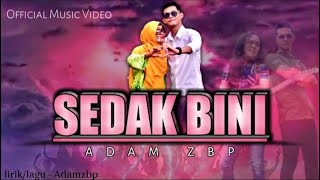 SEDAK BINI  AdamZBP Official Music Video [upl. by Eenhpad]