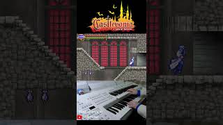 Ruined Castle Corridor castlevania 悪魔城 暁月の円舞曲 エレクトーン electone piano [upl. by Ahtibbat]