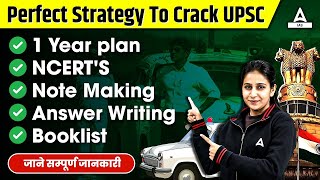 Perfect Strategy To Crack UPSC 2025  1 Year Study Plan  Syllabus amp Booklist [upl. by Delgado185]