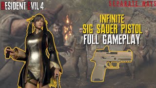 Resident Evil 4 Remake Saparate Ways  Xiaoyu Mod With Infinite SIG Sauer P320 Full Gameplay [upl. by Xenia]