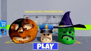 BIG HEAD BARRYS PRISON RUN Obby New Update Roblox  All Bosses Battle FULL GAME roblox [upl. by Yrrac]