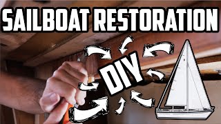 Sail Life  DIY sailboat restoration update [upl. by Anattar97]