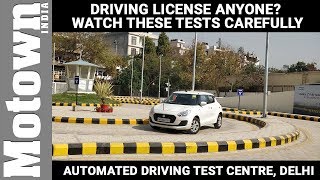 Driving License Anyone Automated driving tests in Delhi  Motown India [upl. by Ahsiner]