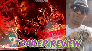 SINGHAM AGAIN  TRAILER REACTION [upl. by Rednaskela]