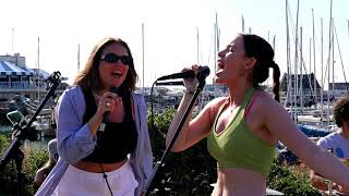 OMG HER VOICE  Beyonce  Halo  Allie Sherlock Jessica Doolan amp The 3 Busketeers cover [upl. by Nreval953]