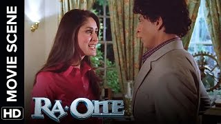 Kareena Kapoor get abusive with Shah Rukh Khan  RAOne  Movie Scene [upl. by Felicdad893]