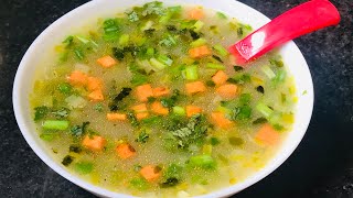 Barley Soup Recipe  Barley Vegetable Soup  Healthy Soup  Teluginti vanta [upl. by Knoll434]